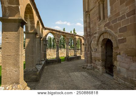 The Hermitage Of Santa Maria De Eunate On The Road To Santiago