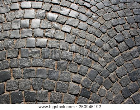 Grey Paving Stone Cover, St Petersburg Russia