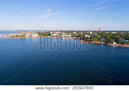 Panorama Of The Hanko On A Sunny July Afternoon (aerial Photography). Finland