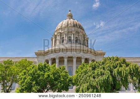 Missouri State Capital Building In Jefferson City, Missouri