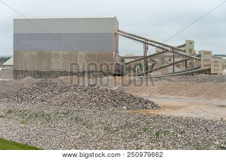 Marquise, France - 19 June 2018: Marble Quarry Near The Town Of Marquise