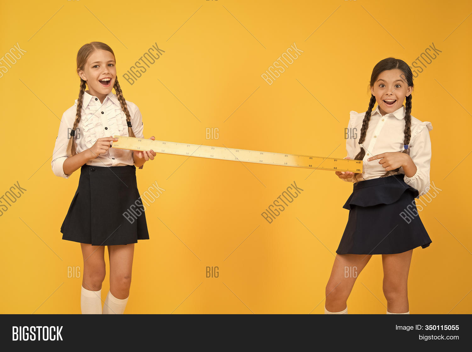 Distance Between Two Girls Distance Between Us. Image & Photo (Free Trial) | Bigstock