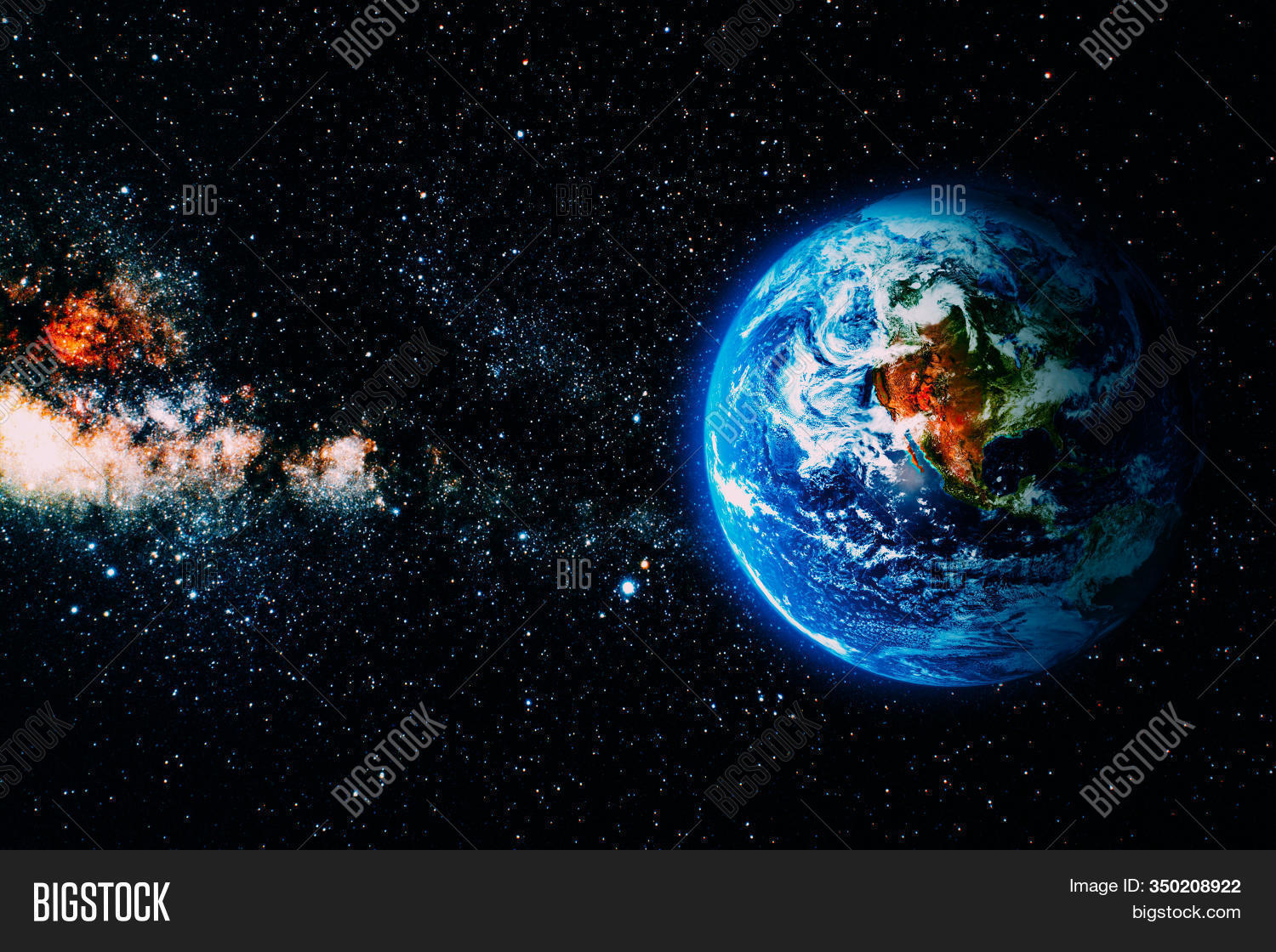 View Earth Moon Image Photo Free Trial Bigstock
