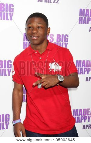 LOS ANGELES - APR 19: Bobb'e J. Thompson ankommer til 