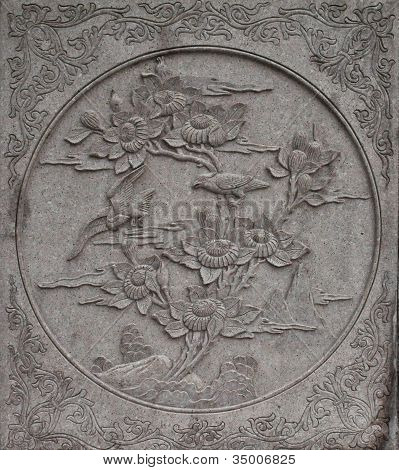 Sculpture stone in Zhengzhou, China