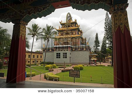 Tibecká monastry v Karnataka, Indie