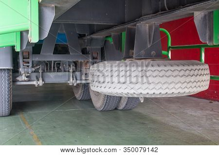 Spare Wheel Truck Tire, Wheel Of Semi Truck