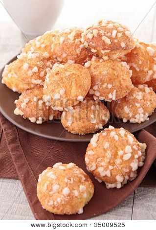 pasta choux francese, chouquette