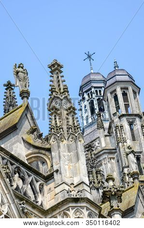St. Johns Cathedral In Hertogenbosch, North Brabant, Netherlands. Dutch Gothic Architecture, The Lar