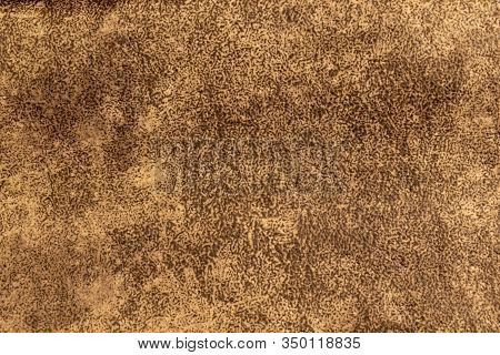 Vintage Aged Old Paper Or Old Leather. Dark Beige And Grey Or Eath Color. Original Background Or Tex