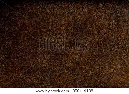 Vintage Aged Old Paper Or Old Leather. Dark Beige And Grey Or Dark Eath Color. Original Background O