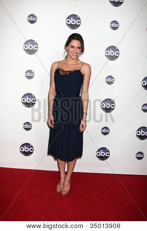 LOS ANGELES - JAN 10: Jill Wagner ankommer på Disney ABC Television Group TCA vinter 2011 Pres