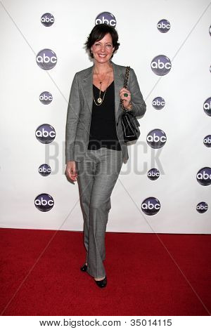 LOS ANGELES - JAN 10: Allison Janney arriva presso TCA Winter 2011 della Disney ABC Television Group P