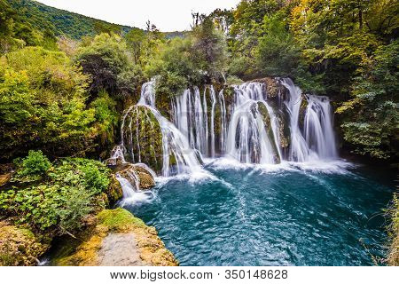 Waterfall In Martin Brod - Una National Park, Bihac, Bosnia And Herzegovina, Europe