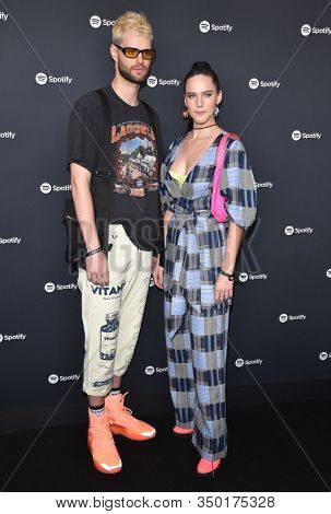 LOS ANGELES - JAN 23:  Sofi Tukker arrives for the Spotify Best New Artist 2020 Party on January 23, 2020 in Los Angeles, CA                