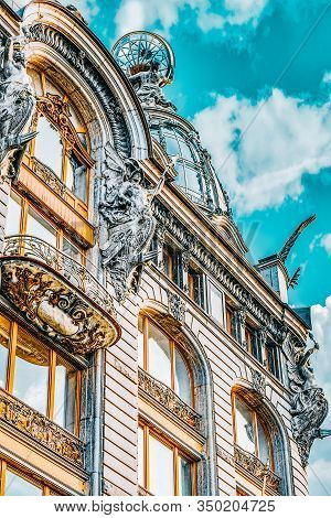 Famous House In Saint Petersburg-singer House. Russia.