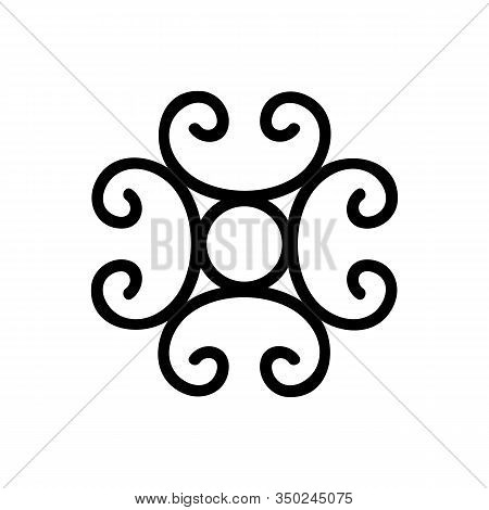 Blacksmith Icon Vector. Thin Line Sign. Isolated Contour Symbol Illustration