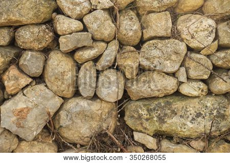 A Background With A Lot Of Stones