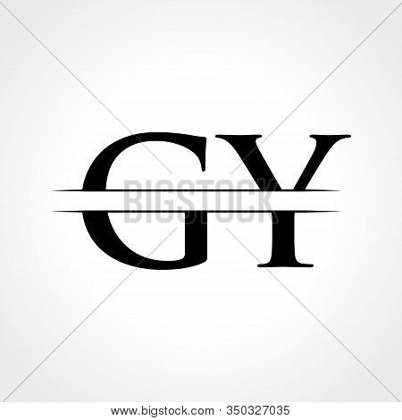 Gy Letter Type Logo Design Vector Template. Abstract Letter Gy Logo Design