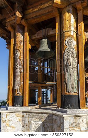 Lesje, Serbia - - August 11, 2019: Lesje Monastery Of The Blessed Virgin Mary, Sumadija And Western 