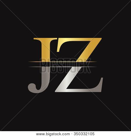 Jz Letter Type Logo Design Vector Template. Abstract Letter Jz Logo Design