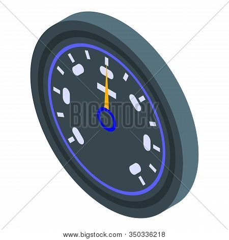 Car Speedometer Icon. Isometric Of Car Speedometer Vector Icon For Web Design Isolated On White Back