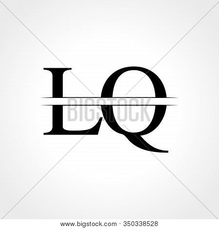 Initial Lq Letter Logo Design Vector Template. Abstract Black Letter Lq Logo Design