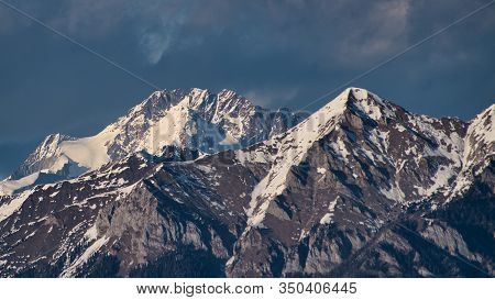 The Orobie Alps And The Rhaetian Alps With The Monte Disgrazia