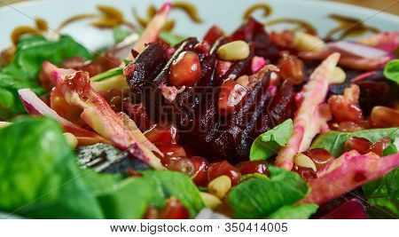 Sukkot Salad, Traditional Ashkenazic Israel  Recipe Close Up