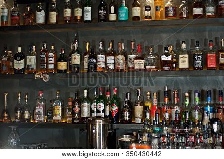 Chernivtsi, Ukraine. January 4. 2020. Bar: 