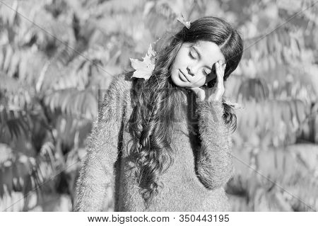 Feeling Tired And Depressed. Autumn Mood. Autumn Depression. Seasonal Affective Disorder. Kid Girl S