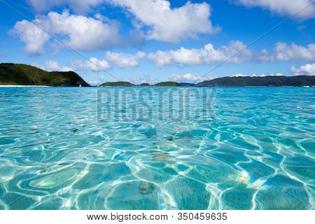 Remote Island Zamami Beach In Okinawa, Japan