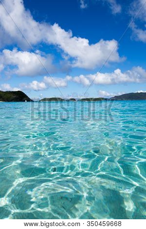 Remote Island Zamami Beach In Okinawa, Japan