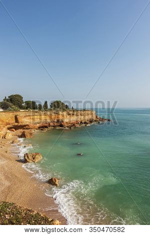 The Coast In Vinaroz On A Clear Day, Costa Azahar