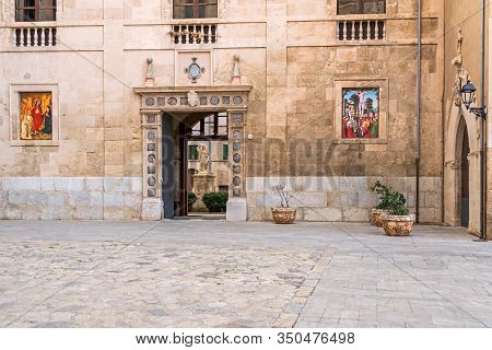 Roman Catholic Cathedral Of Santa Maria Of Palma Or La Seu As Seen From Walking Around The Outside O