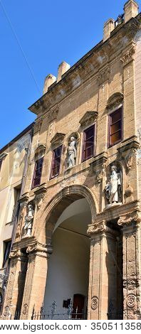 Church Of Santa Maria Della Catena Built In 1780 Cefalu Sicily