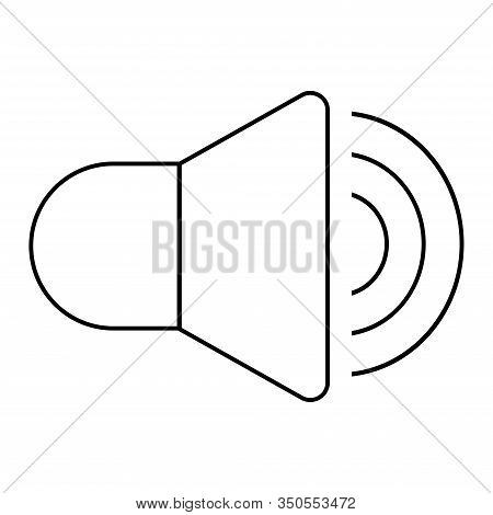 Megaphone Icon, Megaphone Icon Vector, In Trendy Flat Style Isolated On White Background. Megaphone 