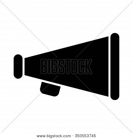 Megaphone Icon, Megaphone Icon Vector, In Trendy Flat Style Isolated On White Background. Megaphone 