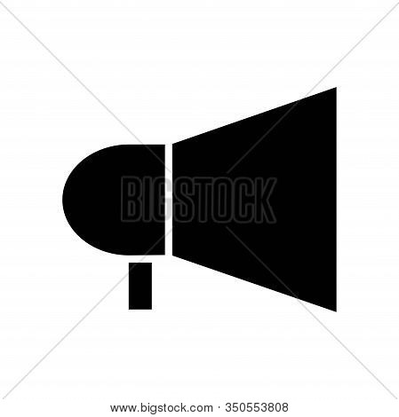Megaphone Icon, Megaphone Icon Vector, In Trendy Flat Style Isolated On White Background. Megaphone 