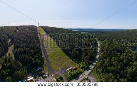 Aerial View Of Mountain 