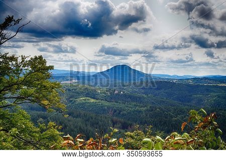 Pravcicka Brana Natural Landscape From Czech Republic