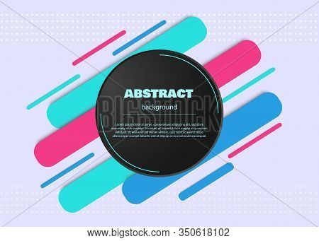 Hipster Modern Geometric Abstract Background. Abstract Circle Geometric Background Design. Template 
