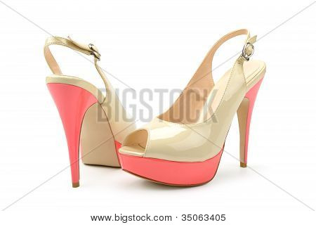Brevetto cuoio scarpe donna