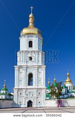 Campanário da Catedral de Santa Sofia, em Kiev