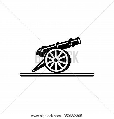 Inspiration Cast-iron Cannon Icon,simple Logo  Of Cast-iron Cannon Icon For Web.