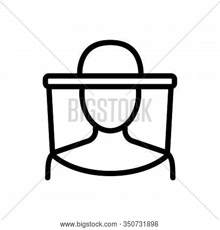 Apiary Icon Vector. Thin Line Sign. Isolated Contour Symbol Illustration