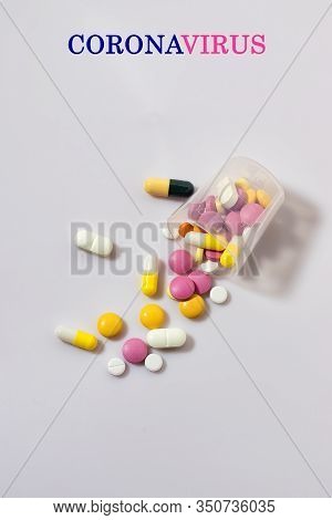 Coronavirus Treatment Concept. 2019 Nkov Coronavirus Originating In Wuhan, China.