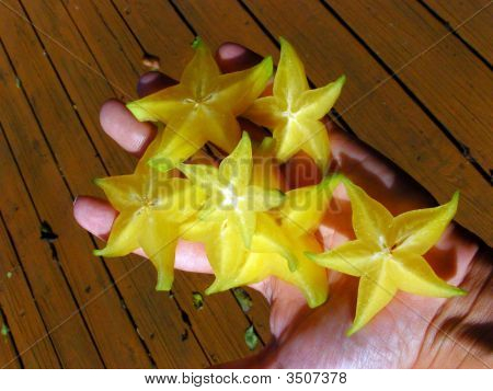 Dilimlenmiş Starfruit