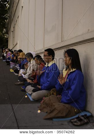 FALON GONG BEOEFENAARS