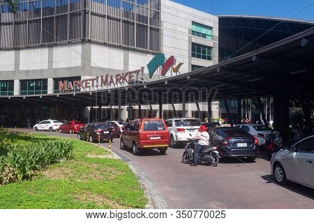 Manila, Philippines - February, 12, 2020: Cars Near Market Market In Bgc